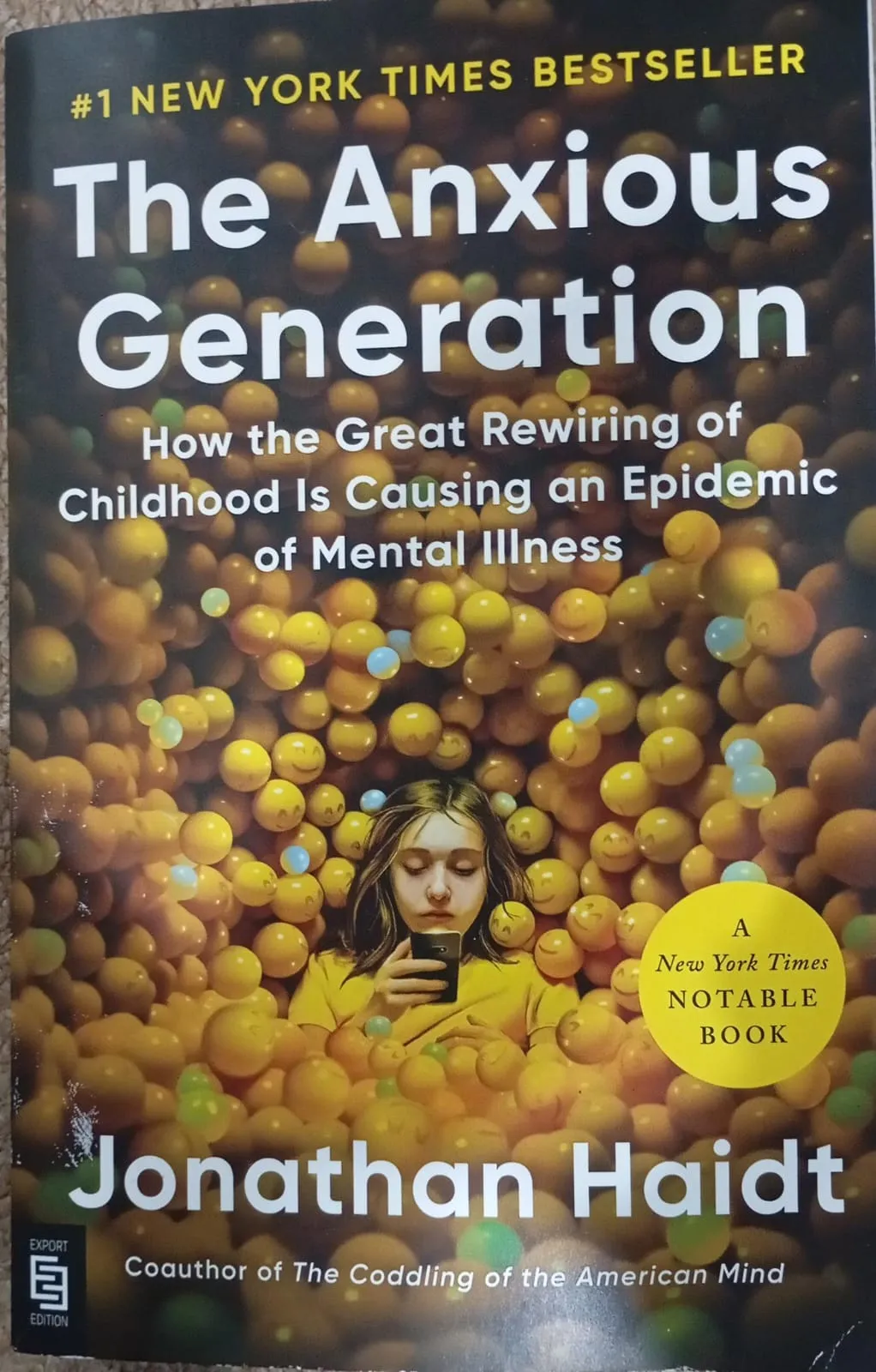 Cover THE ANXIOUS GENERATION