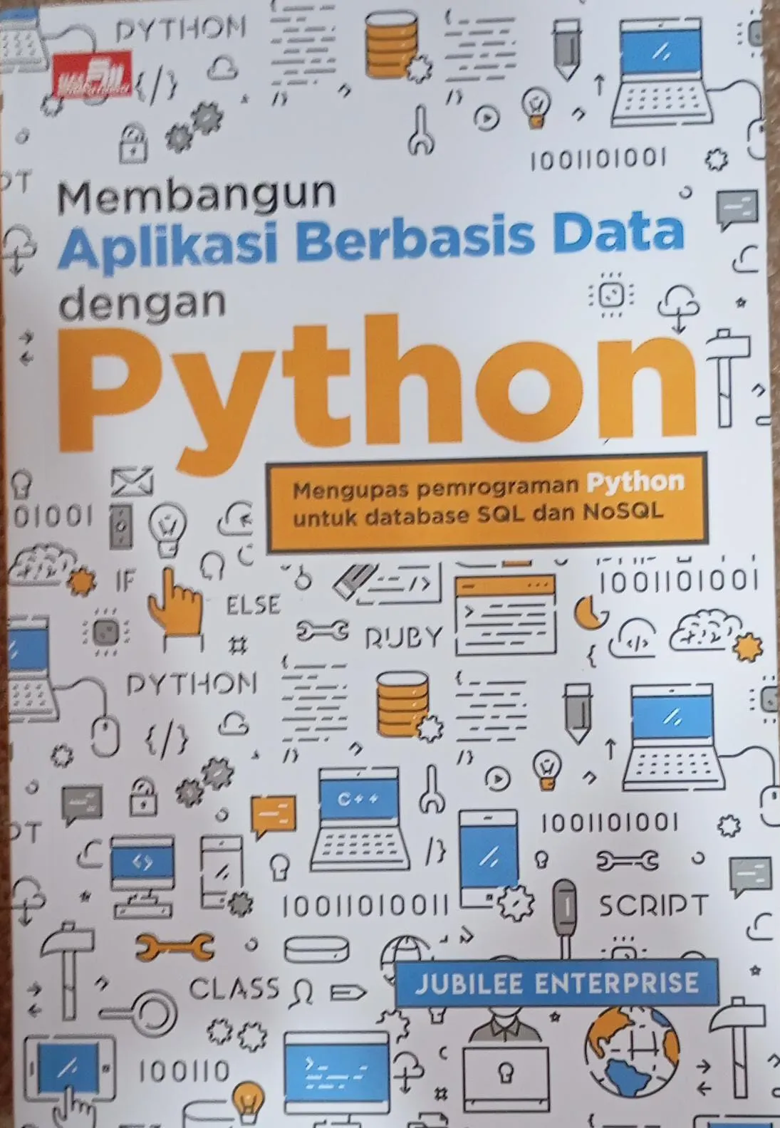 Cover MEMBANGUN APLIKASI BERBASIS DATA DENGAN PYTHON