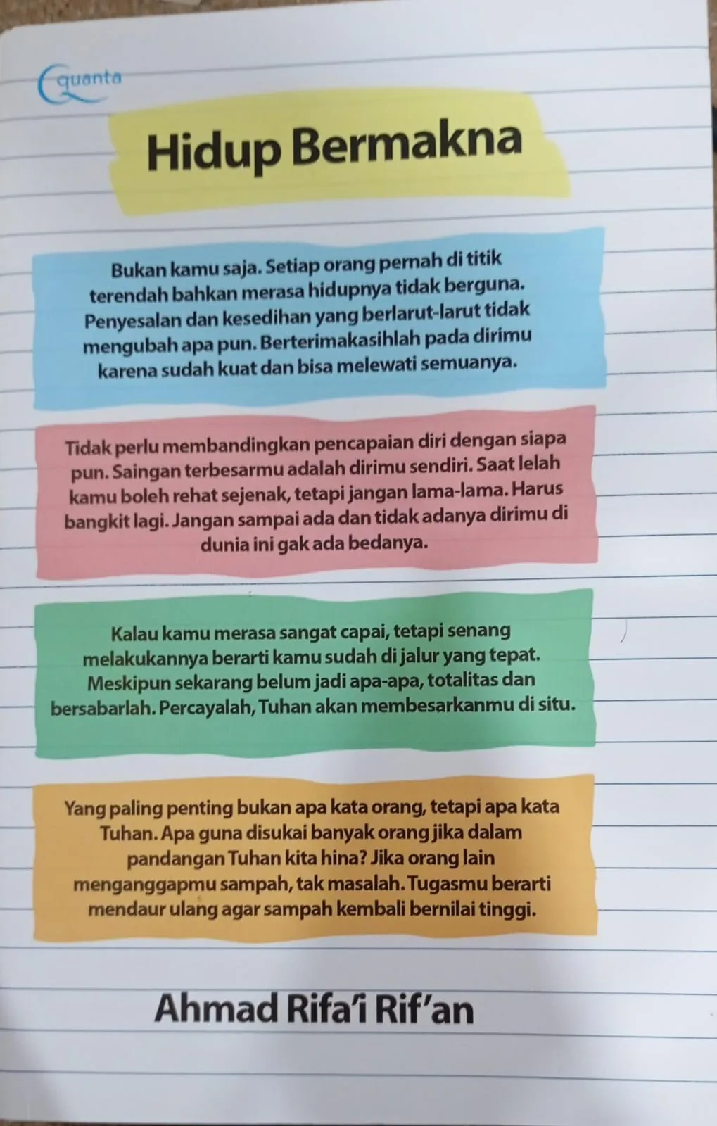 Cover HIDUP BERMAKNA
